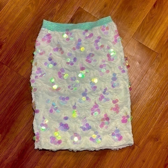 DISNEY  Princess Sequin Stretchy Waist Skirt - Picture 2 of 4